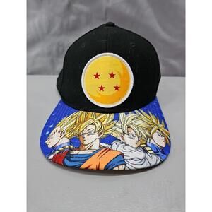 DRAGON BALL Z Adjustable Snapback Cap Hat Toei Animation One Size Fits Most